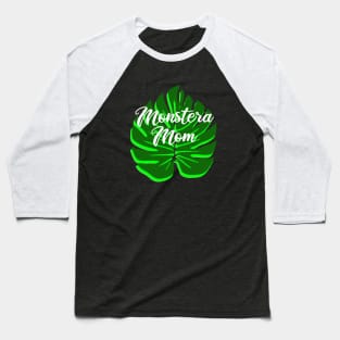 Monstera Mom Tropical Plant lover Baseball T-Shirt